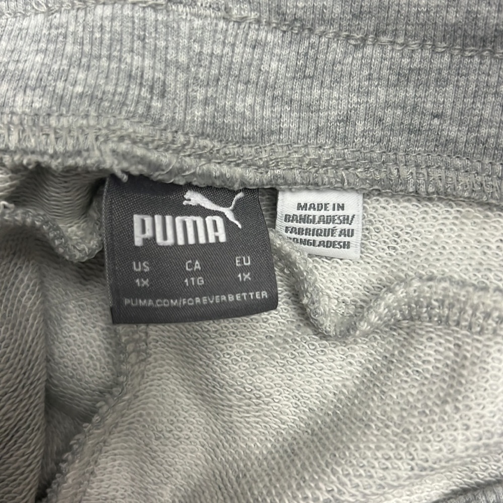 Puma Plus Size Fleece Shorts - Picture 7 of 7